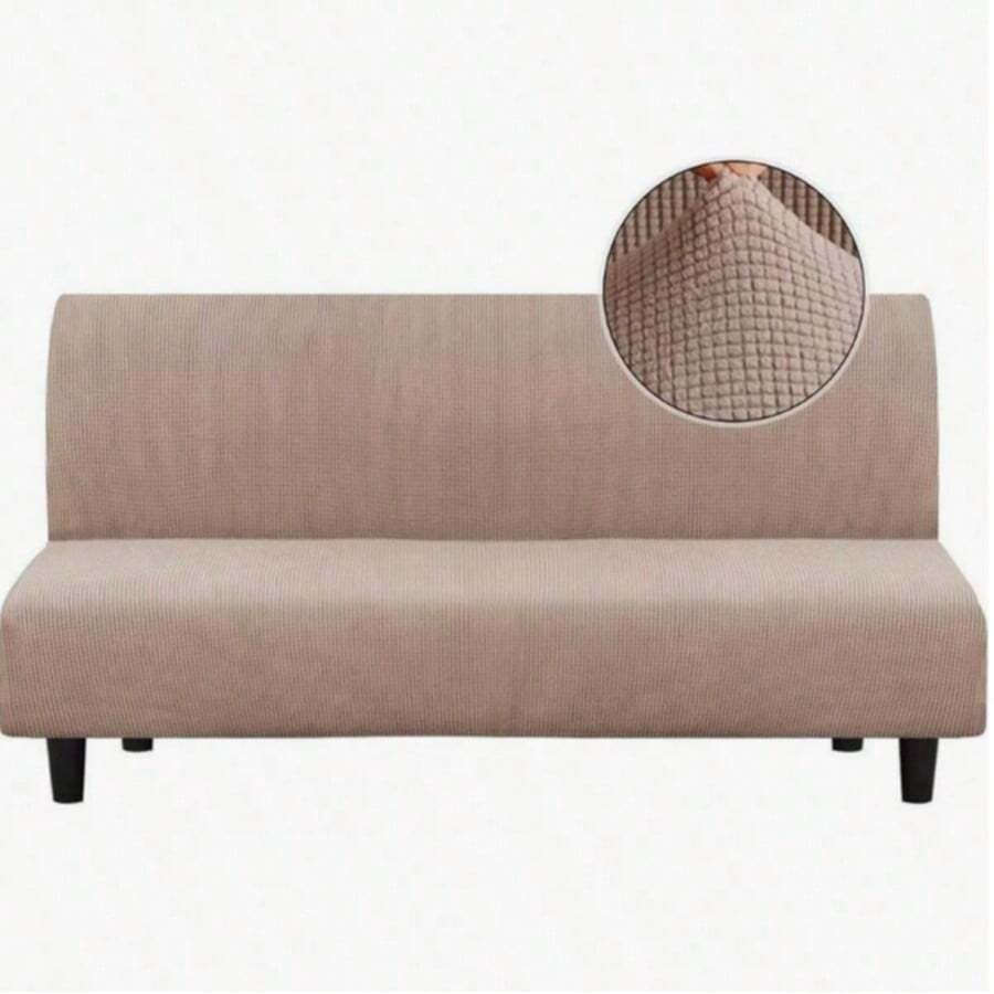 Funda De Sofá Cama Protectoras Grandes Cubre Salas Elásticas - Caqui - Ver 1