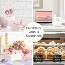 Table Number Clips - Metal Seat Card Holder And Photo Holder With Storage Box Seat Card Holder 1.7 Inch Table Card Holder Steel Card Holder Suitable For Photos, Food Signs, Cheat Sheets, Weddings, Restaurants, Birthdays, Anniversaries And Parties Sturdy & Stable Design