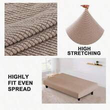 Funda De Sofá Cama Protectoras Grandes Cubre Salas Elásticas - Caqui - Ver 2