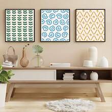 4pcs Geometric Border Stencils, Reusable Texture Stencils, Suitable For Painting On Wood, Walls, Scrapbooks, Furniture, Fabrics, Back To School Season, School Supplies - White - View 5