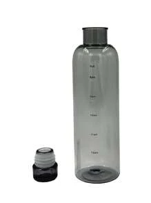 1pc Aquarius Sports Water Bottle, Large Capacity, Lightweight Plastic, Stylish Design
