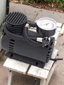 AirePortátil Plus Compresor de aire, mini compresor de aire portátil, bomba de inflador de neumáticos eléctrico - Negro - Ver 2