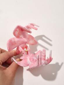 1 kẹp tóc hình hoa trứng màu hồng đá cẩm thạch Boho mùa xuân/hè, phụ kiện tóc đi biển & nghỉ dưỡng, phụ kiện tóc thời trang kẹp tóc hình hoa, kẹp tóc thanh lịch mùa thu đông cho trang phục đi nghỉ dành cho phụ nữ - Nhiều màu - Xem 5