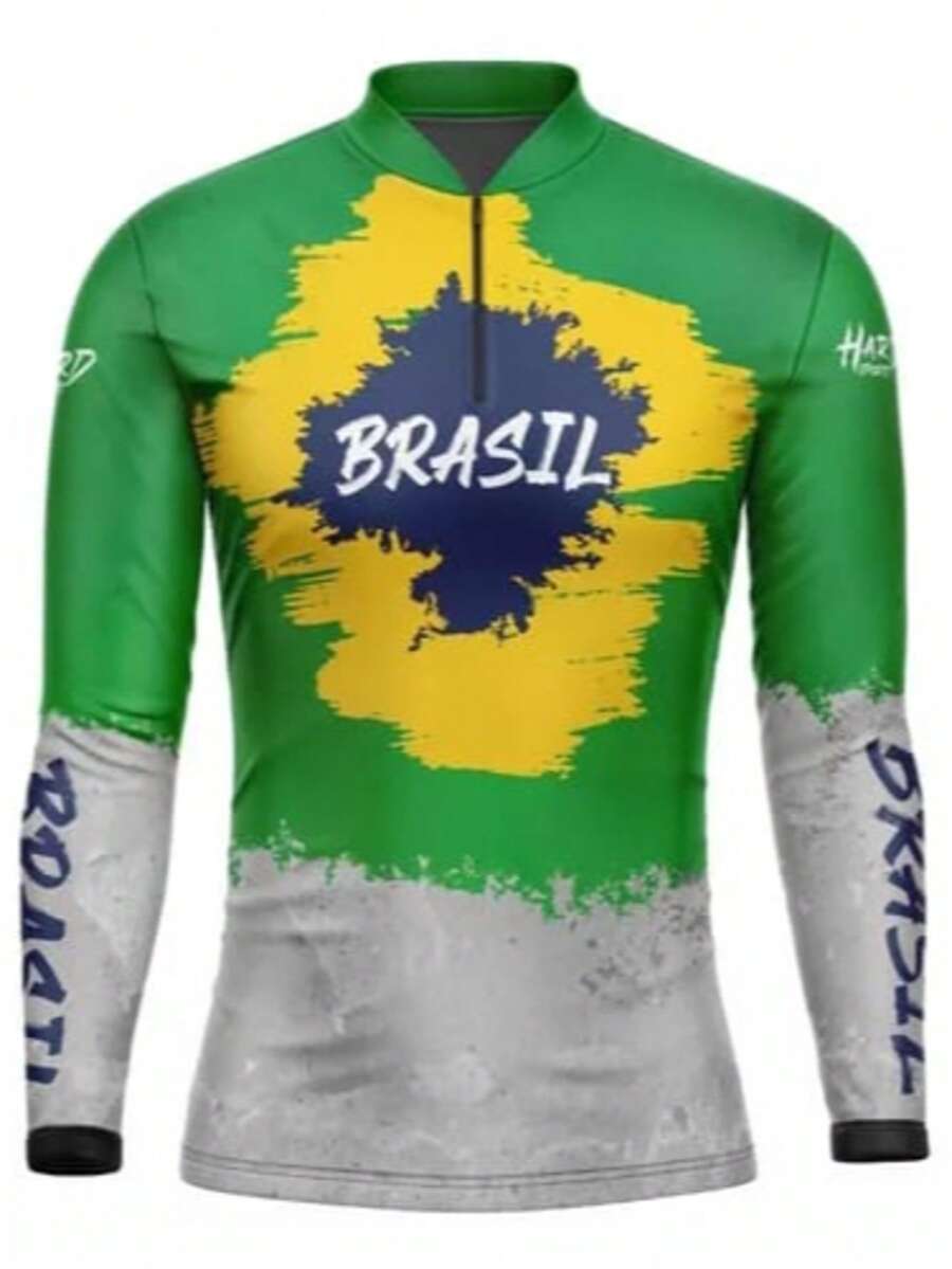 Hard Sports Brasil 1 T-Shirt With UV50+ Protection - AGRO - View 1
