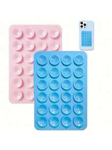 4 pezzi/2 pezzi Impugnatura in silicone per telefono, adatta a tutti i modelli di telefono, supporto adesivo per telefono, maniglia adesiva per telefono senza mani, supporto per impugnatura del telefono per selfie e video compatibile con , telefono Android, regalo per compleanni, famiglia, amici, supporto per telefono, accessori per telefono