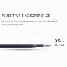 18 Pieces Of 0.5mm Retractable Gel Pen Set In Black/Blue/Red Ink Ballpoint Pens, One-Click Press, Single-Handed Operation, Instant Tip Emergence, Ready To Use At Any Time, Suitable For Office/Commuting/Meeting, Write With One Press, Imported Ink, Smooth Writing Like Silk