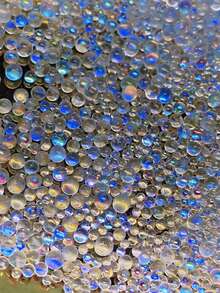 [泡泡珠] 20000 颗圆形彩色混合尺寸泡泡珠 0.6-3 毫米迷你泡泡珠适用于 DIY 树脂模具硅胶首饰制作 - 用于工艺品和 DIY 指甲装饰