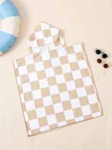 1 件婴儿连帽毛巾，儿童沐浴/泳池/沙滩连帽毛巾，新生儿、婴幼儿沐浴巾礼物 - 彩色 - 查看 4