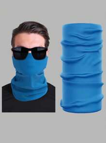 Airkeet Solid Color Ice Silk Multifunctional Headscarf Is Suitable For Summer Outdoor Sports, Cool And High Elasticity Headscarf.