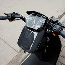 1pc Touch Screen Motorcycle Dashboard Panel Bag - Durable Polyester, Weather-Resistant, Front-Mounted Storage Pouch For Phone Navigation & Outdoor Gear, Black, Phone Mount For Motorcycle, Best For Christma