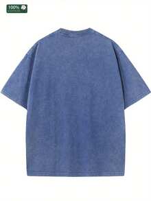1PC Rich Print Oversized Cotton Solid Drop Shoulder T Shirts For Men Vintage Streetwear Basic Tees Baggy Hip Hop Unisex Tops Acid Wash Tshirt Summer Tops Summer Clothes Shirts Summer Graphic Tees Women T Shirts Summer Outfits For Women Vacation Outfits Women Tropical Vacation Outfits Going Out Outfits Tropical Outfits For Women Going Out Tops T Shirts Women Summer Top Graphic Tees Women 4th Of July Outfit Women Fathers Day Gift Summer Tops Y2k 4th Of July Oversized T Shirt Streetwear Women - Màu xanh hải quân - Xem 2