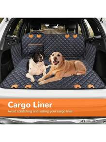 Pet Dog Car Seat Cover 100% Waterproof Seat Cover Hammock Scratch Resistant Soft Rear Seat Cover For Car, Car Pads