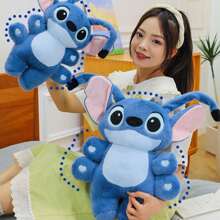 Disney Muñeco de peluche suave de Stitch de 6 brazos de Disney, muñeco de peluche grande de Stitch, regalo para niñas, para vacaciones y cumpleaños