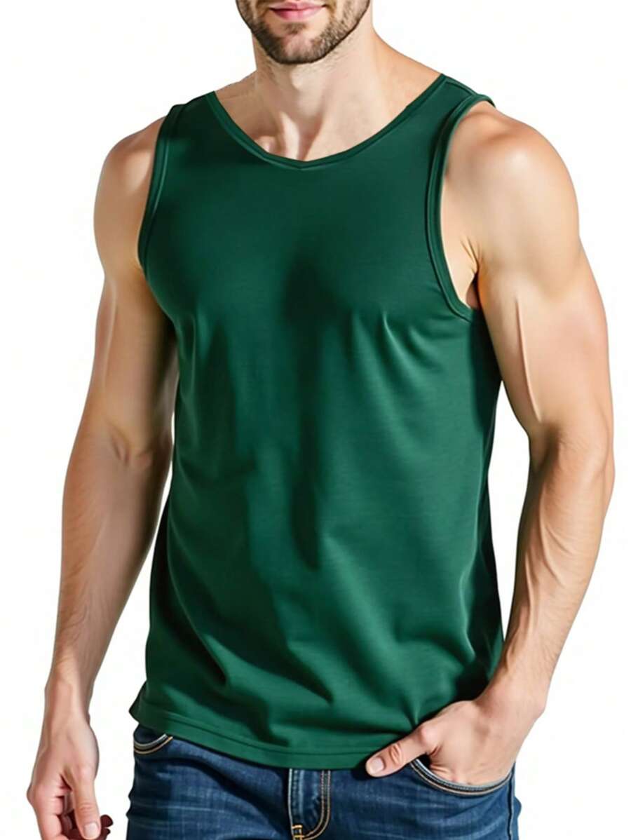 Kompressionsärmellos Fitness Weste Kleidung für Herren, Basketball Training Workout Gym Sportbekleidung Laufen