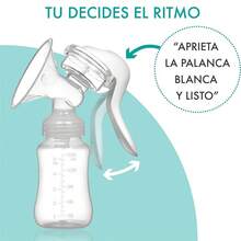 AUXOM Bomba Tira Leite Manual Mamadeira Manual Portátil Bomba Tira Leite Manual Mamadeira Manual PortáTil Mulher GráVida PortáTil Extrusor De Leite Amamentar Massagem Aspirador De Leite