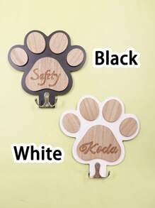 Ganci appendiabiti personalizzati con testo, ganci per tenda doccia in legno personalizzati, ganci per asciugamani con impronta personalizzabile per bagni, regali personalizzabili per nomi e compleanni, ganci per borse, amanti degli animali domestici, festa del papà, San Valentino, portatili, eleganti, carini, adatti per camera da letto, soggiorno, ufficio, cucina, uomini, donne, coppie, scuola, studenti