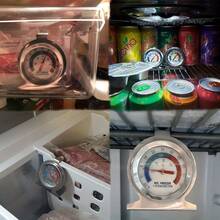 1件升級版烤箱/冰箱溫度計，適用於烤架、燻製爐、燒烤，50-300°C/100-600°F，即時讀數精準不鏽鋼電/氣烤箱溫度計，大錶盤溫度計，適用於廚房烹飪與烘焙 - 銀色 - 查看 7