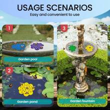 1pc Floating Foam Bee Island Tray, Floating Bee Watering Station For Garden Bee And Butterfly Pollinator, Ideal For Yard Pond Decoration, 4 Color Options
