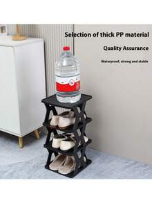 There Are Unavoidable Process Issues Such As Dirt And Scratches, So Please Be Cautious When Taking Photos,Shoe Rack, Home Door Multi-Layer Storage Shoe Rack, Small Narrow And Simple Shoe Rack, Entrance Door Storage Rack, Dormitory Shoe Cabinet - Multicolor - View 7