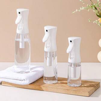 1 pièce Flacon de pulvérisation continue haute pression 200/300/500ml, flacon d'atomisation pour hydratation du visage, bouteille de voyage vide pour huiles essentielles, fixatif, plantes, coupes de cheveux à usage domestique et quotidien, accessoires indispensables de voyage