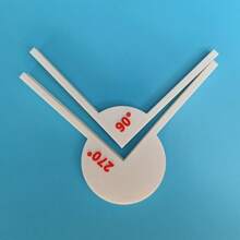 1 Set Of Mathematics Learning Tools - Angle Measurement Instrument, Geometric Angle Display Tool, Plastic Material, Suitable For Children's Angle Recognition Educational Tools | Sturdy , School Supplies,Back To School