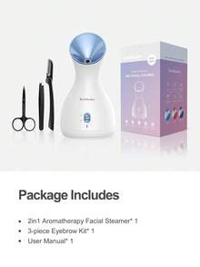 Nano Ionic Facial Steamer, Deep Cleaning Tool For Face, Portable Electric Steam Device For Skin Care, Nursing Appliance, Gift For Her