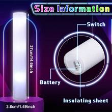 36pcs/48pcs Set LED Pink/White/Red Fiber Optic Lightstick - Party Supplies For Singles, Wedding Glow Party Favors, Suitable For Christmas, Birthday, Wedding, Concert, Bar, Halloween, New Year Party Gifts - 白色 - 查看 6
