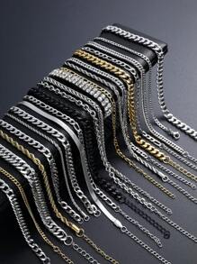 2-7pcs Casual Stainless Steel Chain Bracelet Set, Suitable For Men, Boyfriend, Father, Daily Wear, Birthday Gift