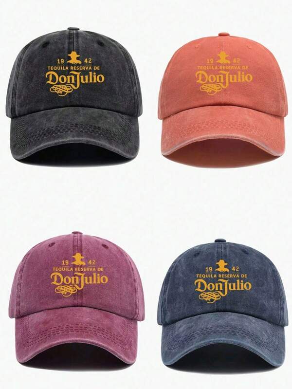 Men's Letter Print Casual Versatile Baseball Cap