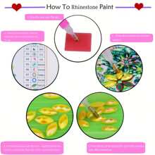 1 Set de Kit de Pintura de Diamantes, Decoración de Pared DIY Creativa Única con Patrón de Luna/Zapatilla/Ala/Palma/Forma, Puede Almacenar Pequeños Accesorios como Decoración, Material Acrílico 2D, Decoración del Hogar, Kit de Arte de Pintura de Diamantes, Fiesta, Reunión Familiar, Decoración Atmosférica del Hogar, Artesanía Única y Significativa, Regalo de Vacaciones