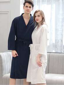 1 Áo choàng tắm xông hơi thêu tên cá nhân, dài tay, có thắt lưng, đồ ngủ cao cấp cho khách sạn, vật dụng cần thiết khi đi du lịch, quà tặng kỷ niệm, kiểu dáng thời trang, có thể tái sử dụng, tinh tế, chất lượng cao, màu sắc tươi sáng, món quà lý tưởng cho nam, món quà lý tưởng cho nữ, bạn trai, bố, bạn gái, mẹ, gia đình, bạn bè, khăn tắm. - Nhiều màu - Xem 5