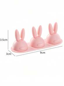 Juego de portacepillos de dientes y ganchos de almacenamiento sin perforación para cepillos de dientes, toallas de rostro y talla grande, con forma de conejo. Práctico y sencillo portacepillos de dientes con forma de conejo para montar en la pared, sin necesidad de taladrar, adecuado para colocar en paredes de baño o cocina lisas. Decoración de baño para el verano.