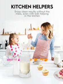 1 pièce Distributeur de pâte à crêpes avec étiquette de mesure, outil de cuisson pour des crêpes, muffins, gaufres et gâteaux parfaits