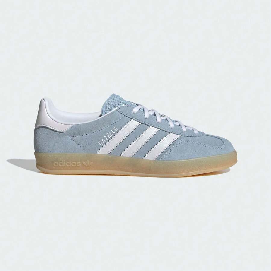 Adidas Originals Gazelle 室内休闲运动鞋，款式：JQ7009，男女通用 - 淺藍色 - 查看 1