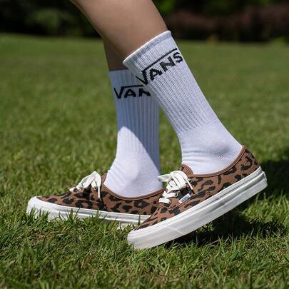 VANS Authentic 44 DX Leopard Print Pattern Anaheim Low-Top Casual Canvas Sneakers VN0A38ENVL0
