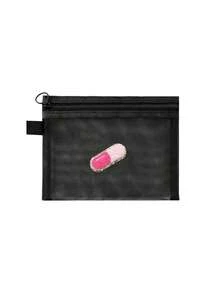 Outdoor Travel Offices Carry Small-Capacity First-Aid Kits Mesh Bag With Pink Towel Embroidered Pill, Portable Medicine , First-Aid Kits And Pill Packaging Containers,Medication ,Travel Pill Organizer ,Aid Kit Bag,Perfect Health Gift,Makeup Bag, Cosmetic Bag,Travel Toiletry Bag ,Daughter Gift, Make Up Pouch,Makeup Bag Gift For Make Up Organizer For Makeup Tools Wash Bag,Reusable Medicine Bag For Travel & Cosmetics - Ideal Gift For Women - Multicolor - View 15