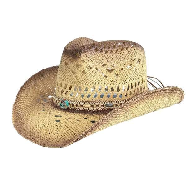 Fashion Meets Function: Men Women Beach Hat - Breathable Western Style Cowgirl Straw Hat And Stylish Wide Brim For Your Summer Escapades