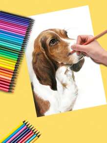 12/18/24/36/48/72pcs Colored Pencils Set Vibrant Color Pencils For School Teachers, Soft Core Art Drawing Pencils For Coloring, Sketching, And Painting For Adult Coloring Book Gifts For Adults School Supplies,Back To School