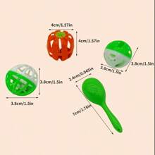 9 Pacotes Conjunto de Bola de Sino para Pássaros para Mastigação, Treinamento e Brincadeira, Brinquedo de Prêmio Colorido para Gaiola de Papagaio para Calopsita, Periquito, Jandaia, Patinhas Pequenas para Filhotes de Gatos e Cães, Cores Aleatórias