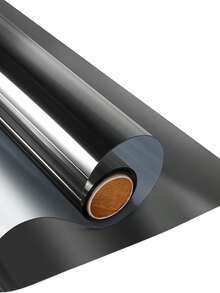 1 Roll Of One-Way Privacy Window Film, Heat Insulating Film Window Sunscreen Window Film One-Way See-Through Anti-Peeping Sunshade Balcony Anti-Travel Shading Glass Sticker Home Decoration, Anti-UV Heat Control For Home Office, Reflective Heat Control Anti-UV Glass Door Sticker - Multicolor - View 44