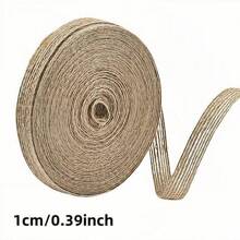 10M/Roll 6mm-50mm Mesh Burlap Trim Natural Jute Burlap Ribbons Vintage Rustic Linen Ribbon DIY Craft Gift Wrapping Wedding Decora
