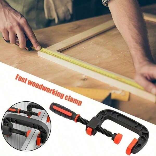 7-Inch Heavy-Duty G-Clip Set, Quick Release Woodworking And Metalworking Clips, Powerful Fixing Tool, PPSU Material, Adjustable Height, Clip Closure, Suitable For DIY Projects, No Assembly Required