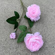 1 Bunch Silk Peony Bouquet Artificial Rose Flower 27 Flower Heads Artificial Peonies Flower For Home Wedding Party Centerpieces Arrangements Bridal Shower Decorations