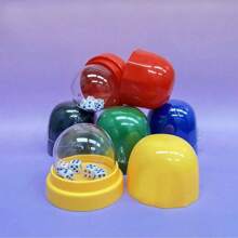 1pc Gambling Cheating-Proof Dice Cup With Transparent Cover, Entertainment Gaming Dice Cup