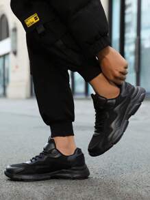Women's Casual Sporty Sneakers, Versatile Mesh Breathable Chunky Sneakers, Leather Patchwork Lightweight Running Shoes, Fashion Personalized Student Athletic Shoes For Outdoor, Party, Lolita, Glitter Mesh Shoes, Mulard Style New Arrivals, Super Light Fitness Walking Shoes, All Season Hollow-Out Running Shoes, Autumn/Winter Mid-Top Waterproof Leather Boots