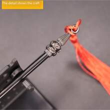 2025 Style, Metal Model Desktop Decoration Collectibles, Surrounding 22cm Bu Fang Tian Blade Crescent Moon Blade Collection Gift Box Metal Craft Ornament Prop, Gifts For Friends, Colleagues, Couples, Festival, Rewards
