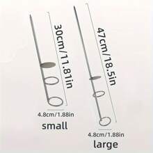 1 pieza Soporte de caña de pescar redondo y resistente, soporte vertical portátil para uso en tierra y mar, con base de doble bucle para pesca en playa y muelle