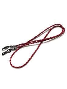1pc Unisex PU Braided Rope Eyeglass Chain, Multi-Color Hanging Lanyard For Reading Glasses, Eyewear Accessories Anti-Lost Strap - A - View 15