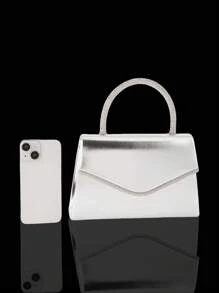 Elegante nuevo estilo de bolsos de mujer, bolsos de noche, bolsos de fiesta. Bolsos de fiesta de moda de PU con pedrería, bolsos de graduación. Conjunto de tres piezas con bolso de cadena para el hombro elegante y avanzado, colgante de pedrería brillante. Juego de collar, aretes y pulsera con colgante de pedrería avanzado, adecuado para fiestas, bodas, cenas, reuniones.