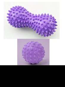 Foot Massage Roller Peanut Double Lacrosse Spiky Ball Myofascial Balls For  Mobility Back Foot Arch Pain Relief